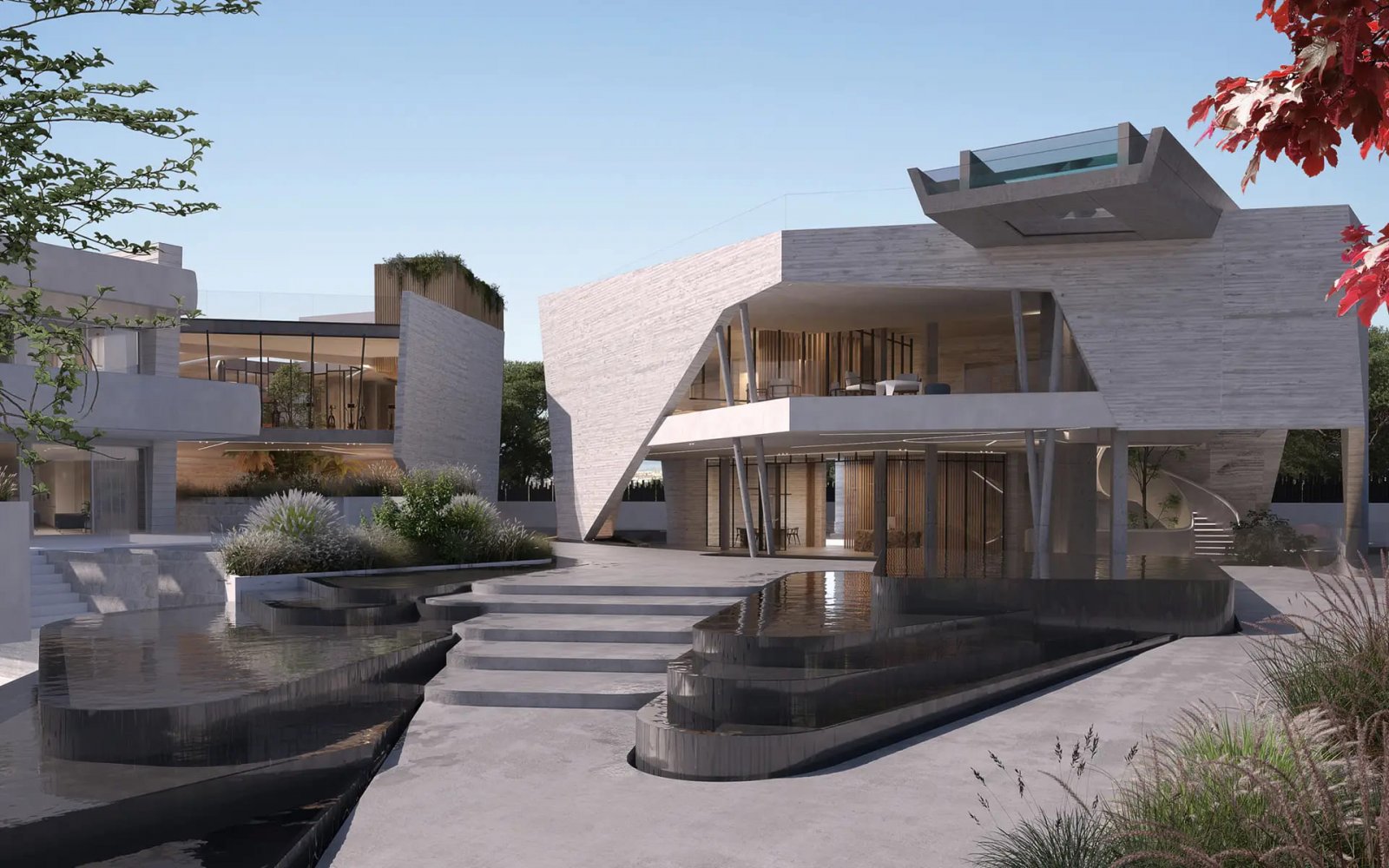 Exklusive Stadthäuser und Doppelhaushälften, Strandlage in erster Reihe und private Pools, Marbella