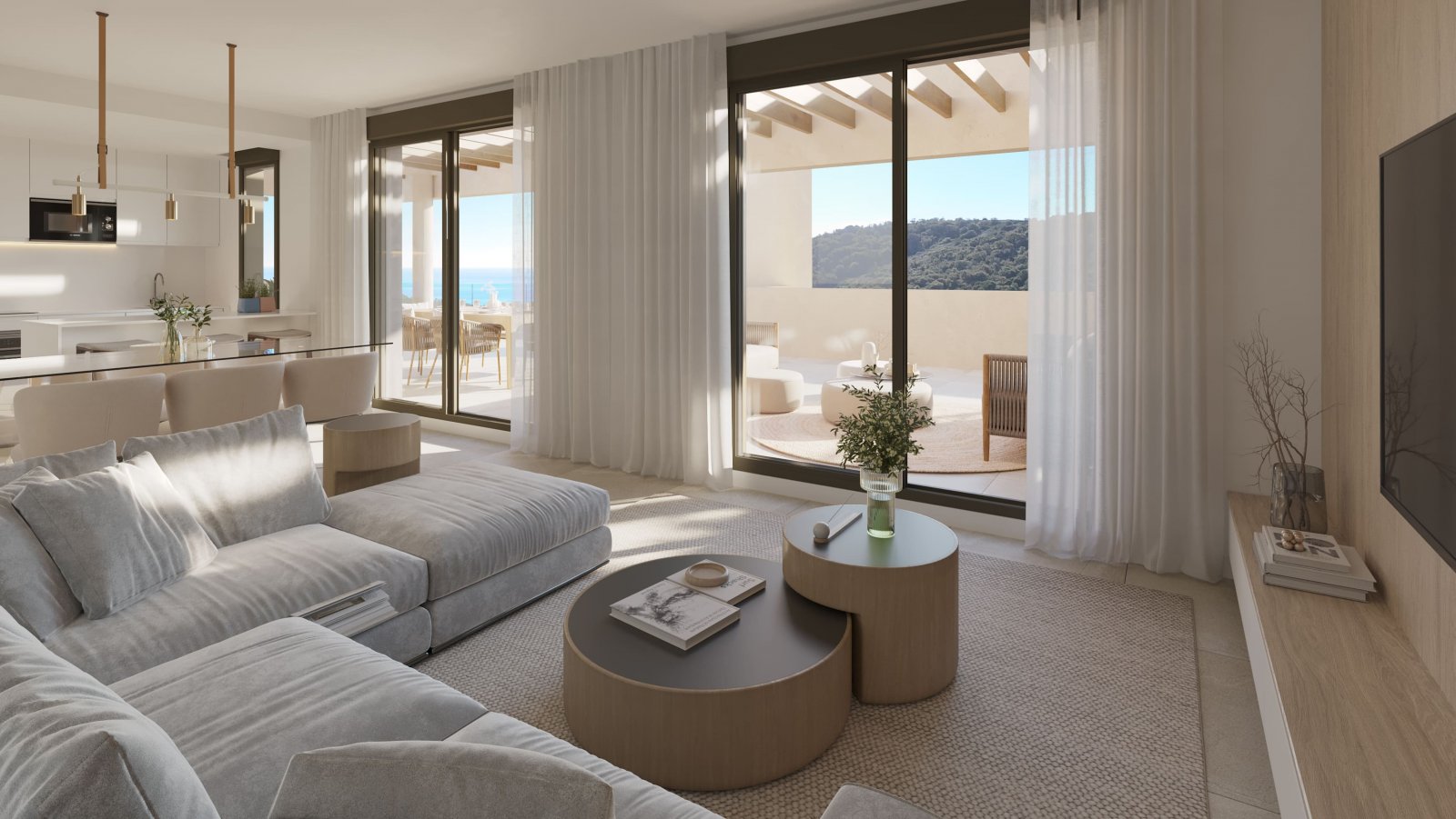 Exklusive Residenz mit Meerblick und 2 km vom Strand entfernt, La Alcaidesa