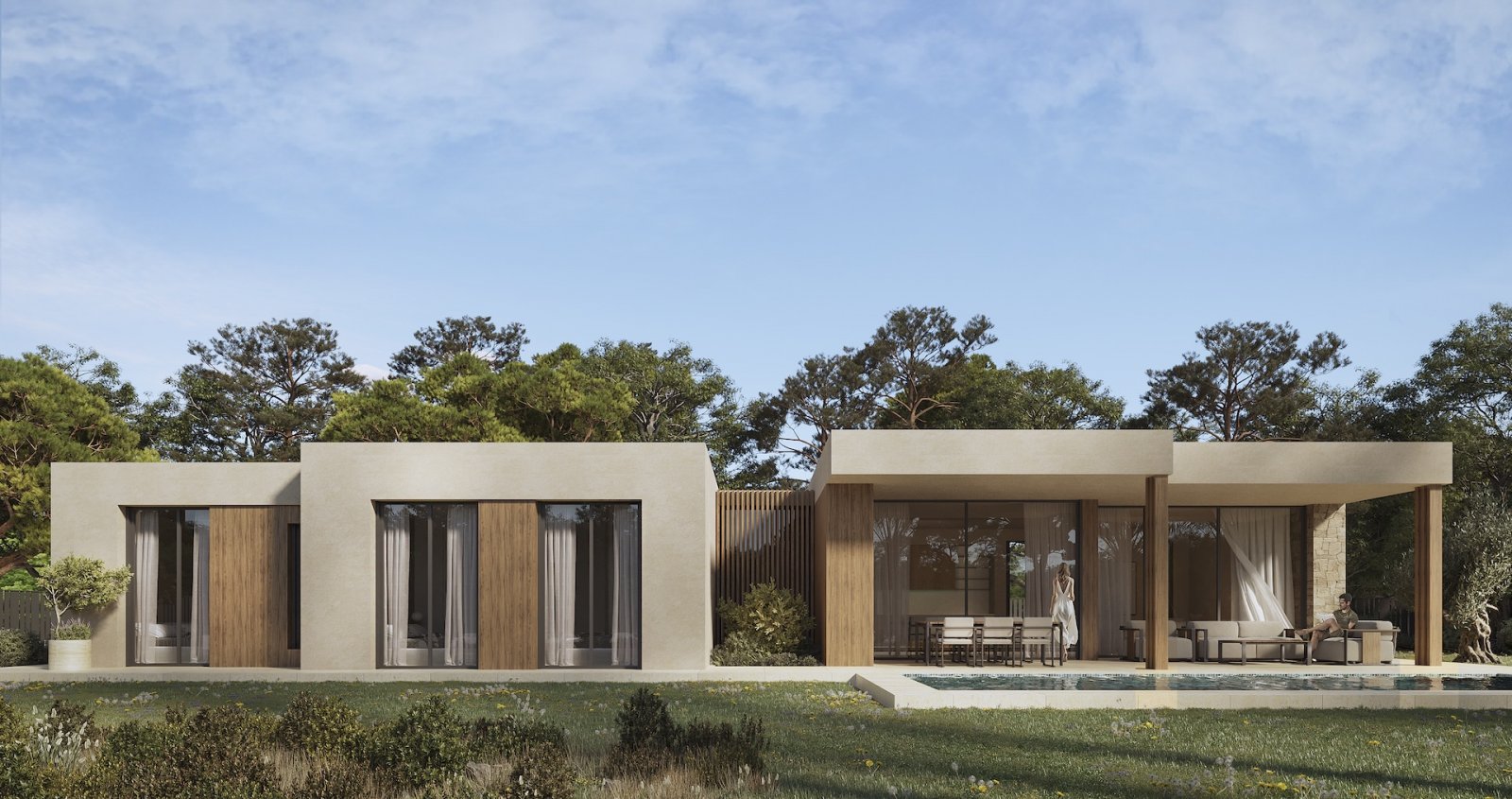 Exklusive freistehende Häuser mit Pool, nur 1,3 km vom Meer entfernt, Calpe