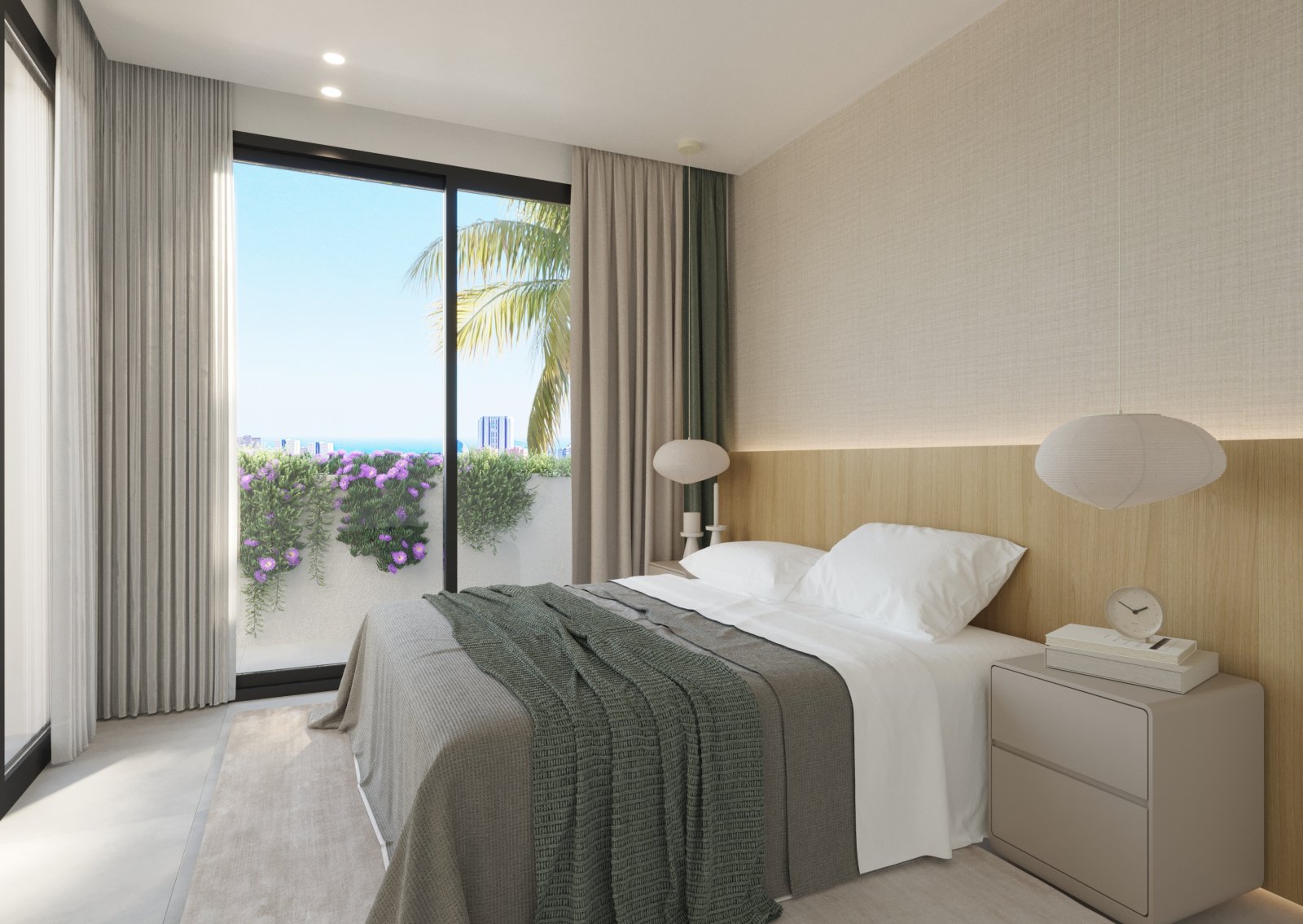 Moderne Chalets mit privatem Pool und Meerblick, Finestrat