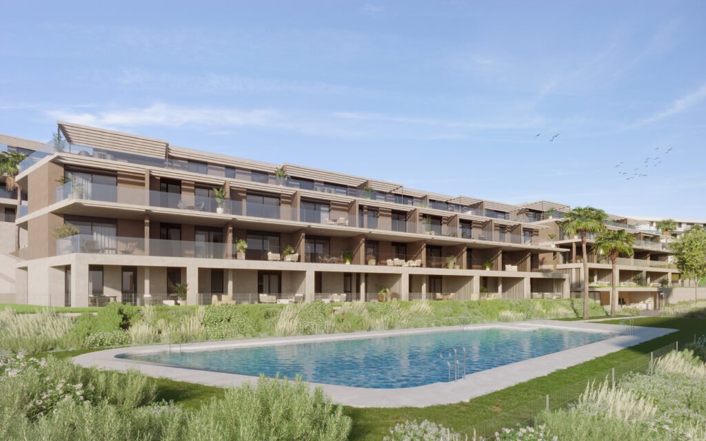 Exklusive Apartments, 3 km vom Meer entfernt und direkt neben dem Golfplatz, Estepona