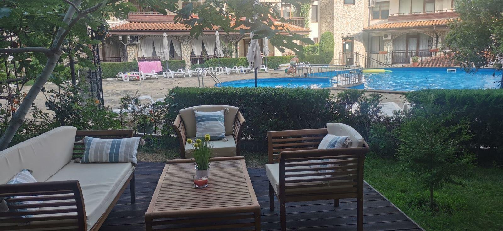 2 Bedroom Garden Apartment • First Sea Line • Pool Access