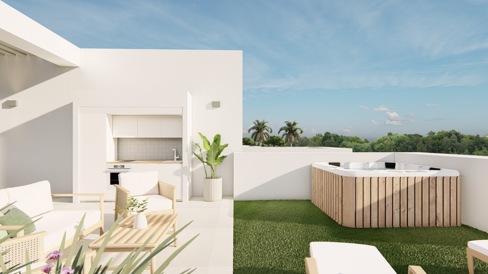 Luxusapartments 300 m vom Meer, 1 km vom Golfplatz entfernt, Los Alcázares