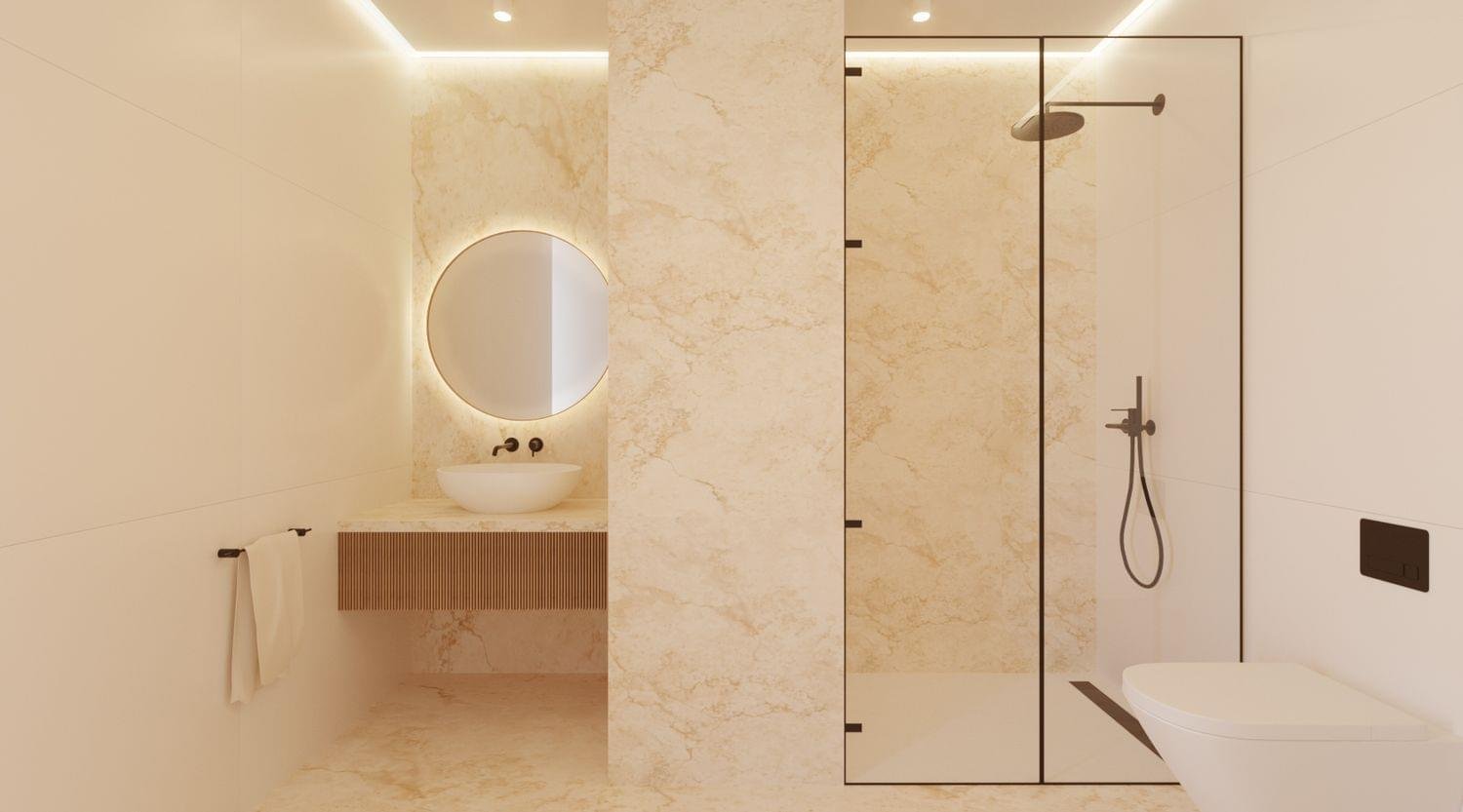 Luxusapartments am Meer mit Terrasse, Swimmingpool und Fitnessraum, Málaga