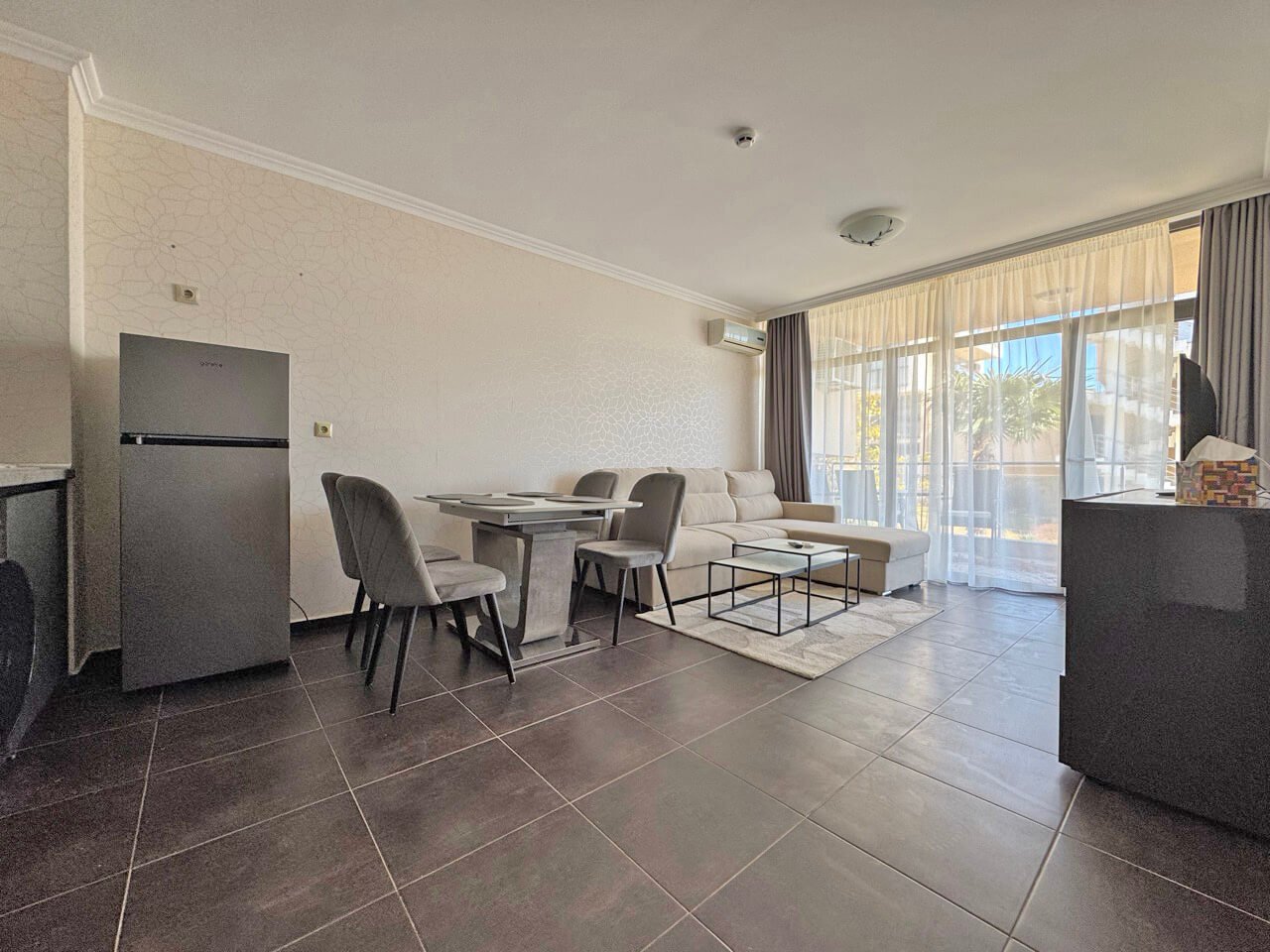 Appartamento con due camere da letto con vista mare nel complesso Dolce Vita, Sveti Vlas, Bulgaria