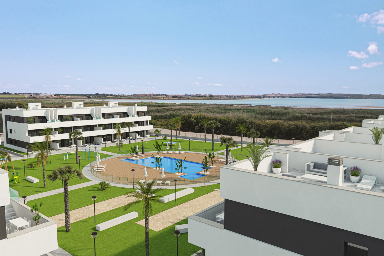 Moderne Apartments mit Swimmingpool, 3,5 km vom Meer entfernt, Guardamar del Segura