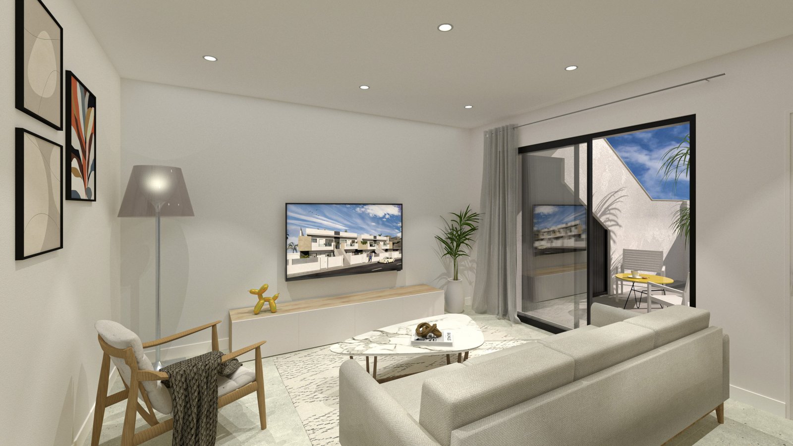 Exklusive Bungalows, 2 km vom Meer entfernt, San Pedro del Pinatar