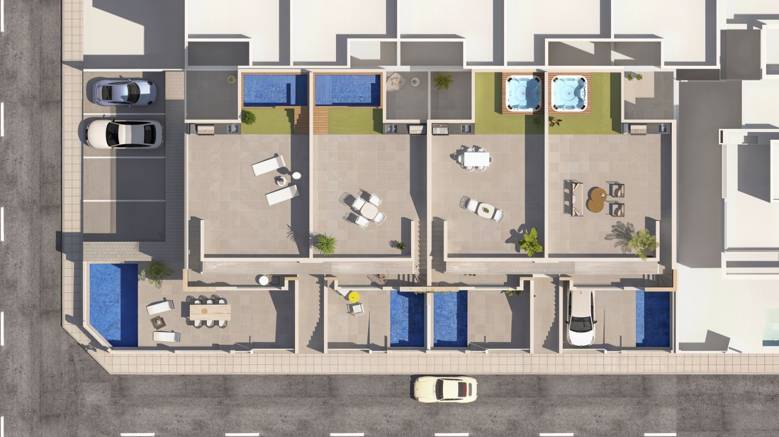 Luxusbungalows, 2 km vom Meer entfernt, San Pedro del Pinatar