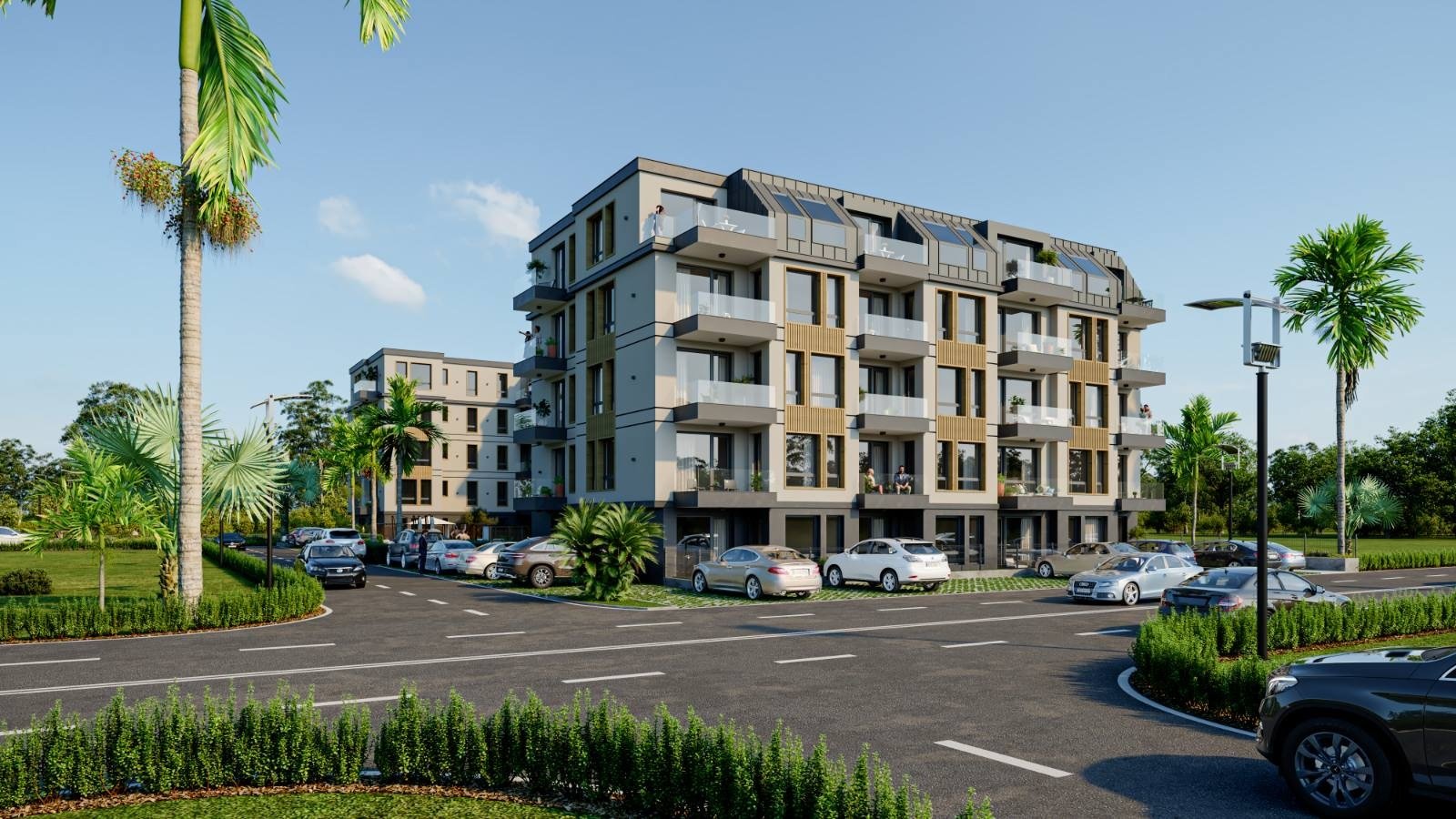 Diversi appartamenti nel complesso residenziale Ravda City Residence a Ravda, Bulgaria