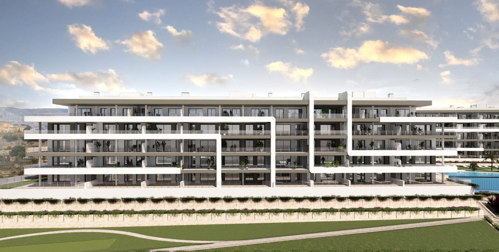 Moderne Apartments mit Meerblick und Pool, Mutxamel