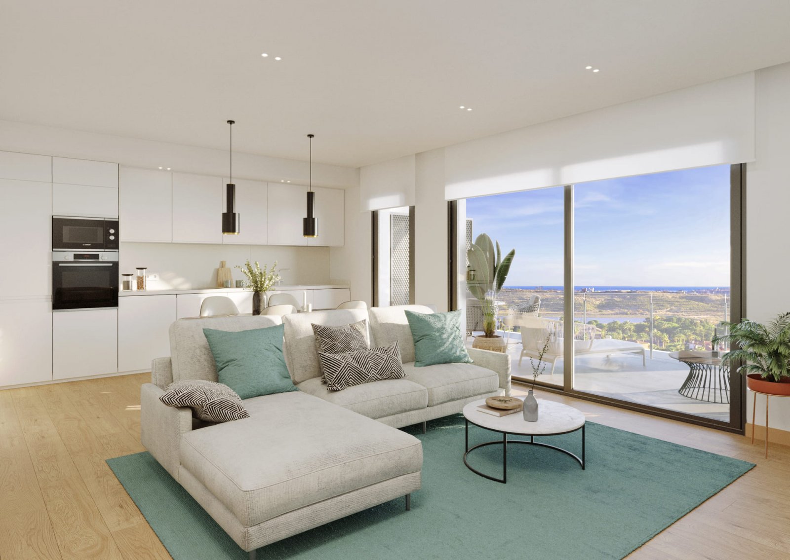 Moderne Apartments mit Meerblick und Pool, Mutxamel