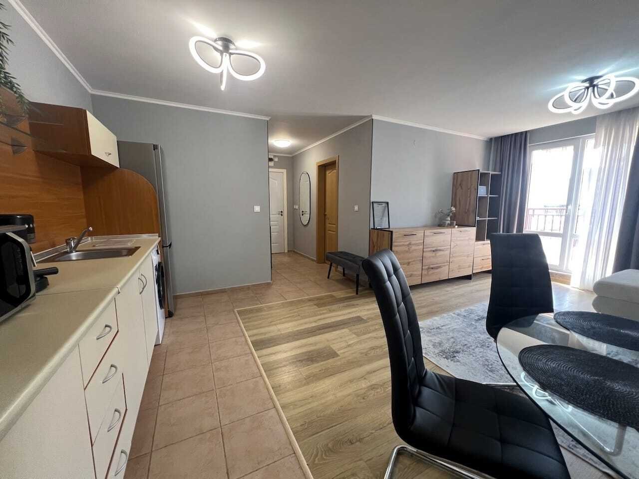 Appartamento con 1 camera da letto nel complesso Green Fort, Sveti Vlas 🌊 Vista mare e sui boschi