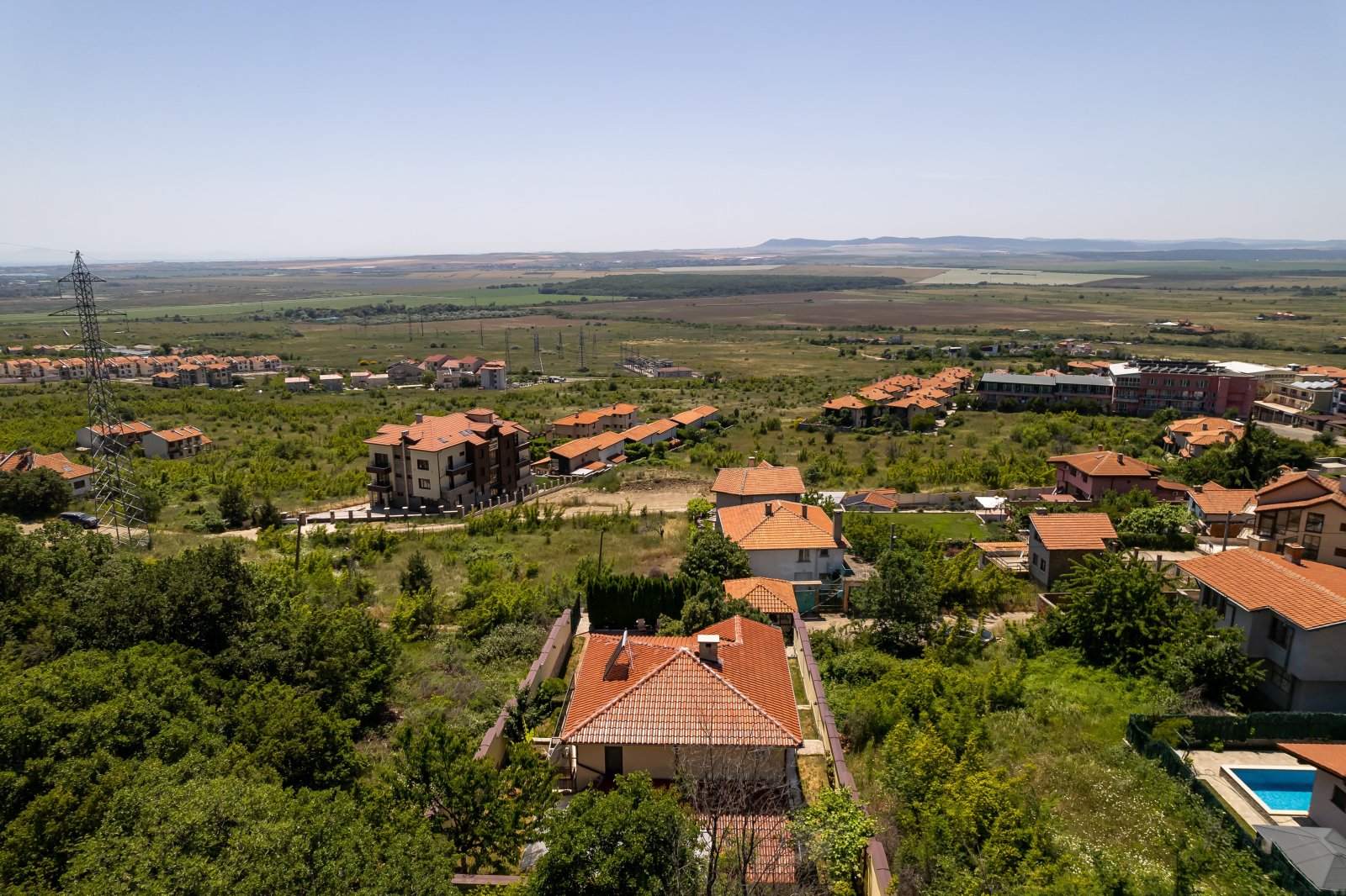 Casa unifamiliare con garage, piscina e vista sul mare a Kosharitsa, Bulgaria