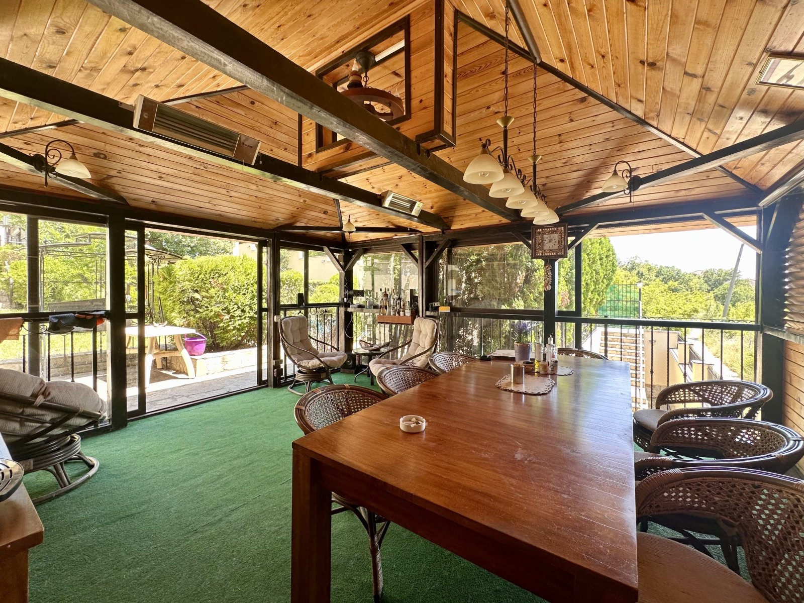 Casa unifamiliare con garage, piscina e vista sul mare a Kosharitsa, Bulgaria