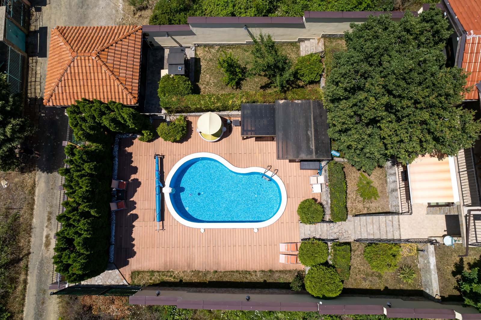 Casa unifamiliare con garage, piscina e vista sul mare a Kosharitsa, Bulgaria