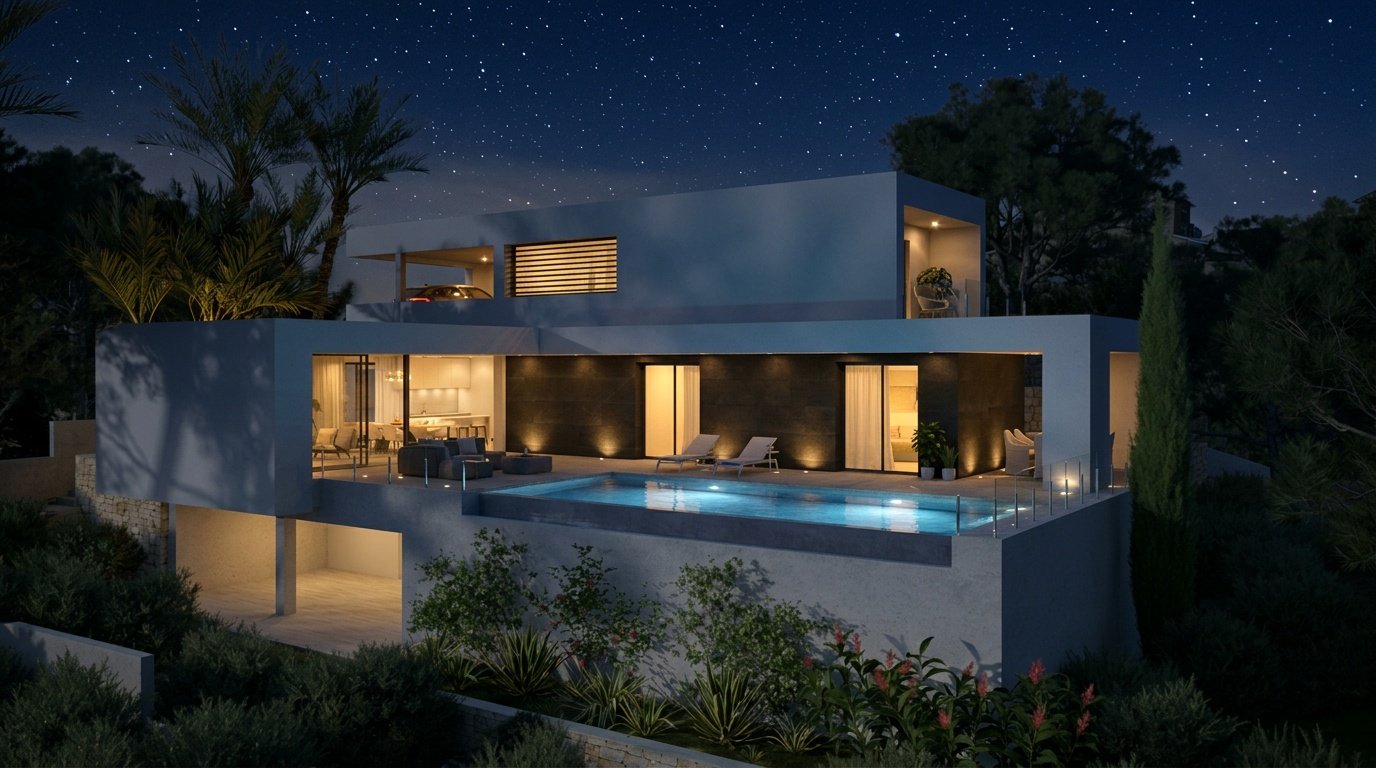 Luxusvilla, privater Pool und Meerblick, Cumbre del Sol