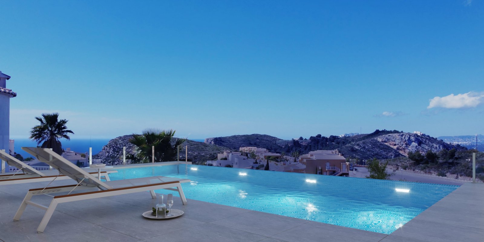 Luxusvilla mit Meerblick und privatem Pool, Cumbre del Sol