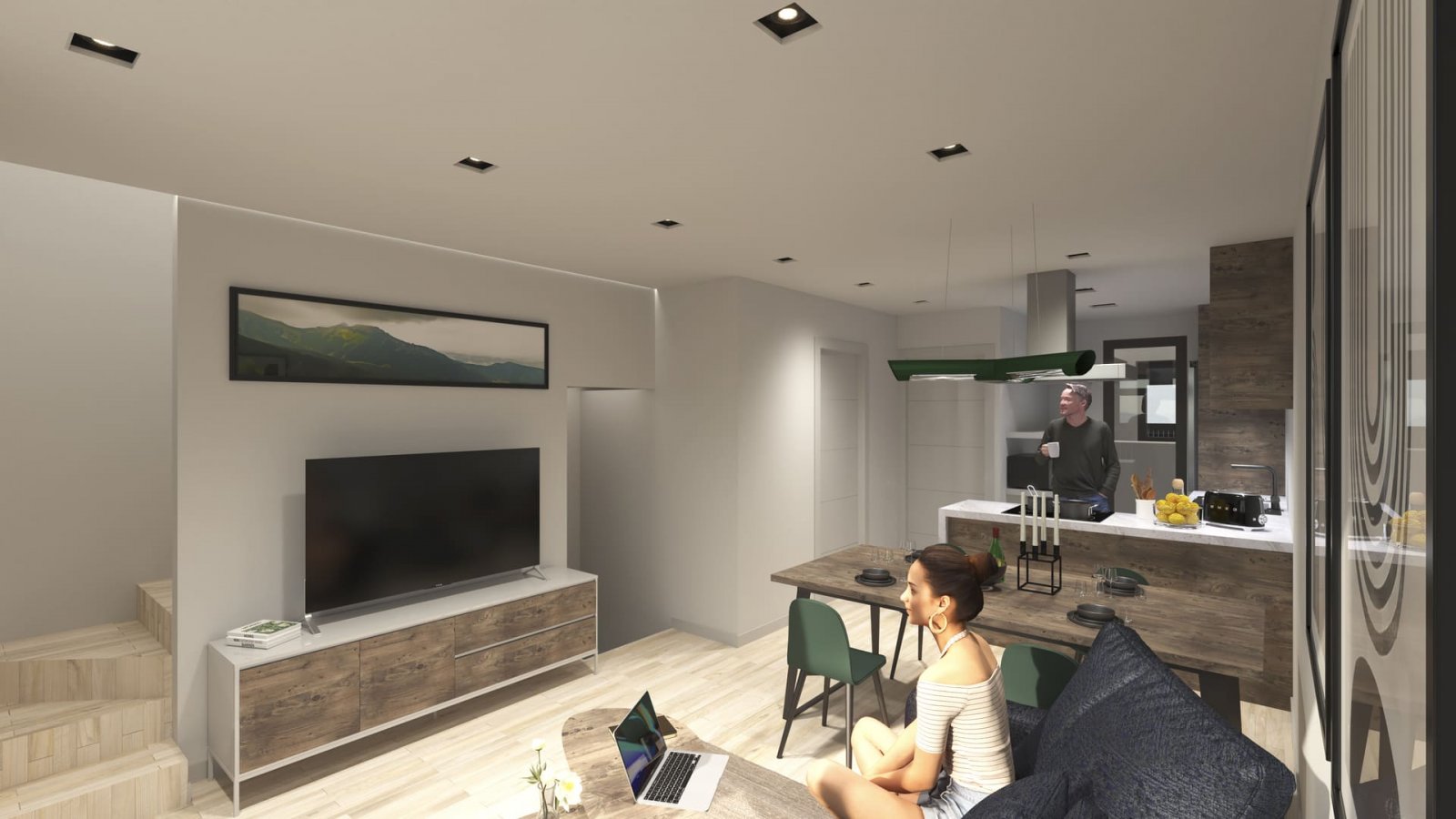 Exklusive Stadthäuser mit Terrasse und Solarium in Flughafennähe, Dolores