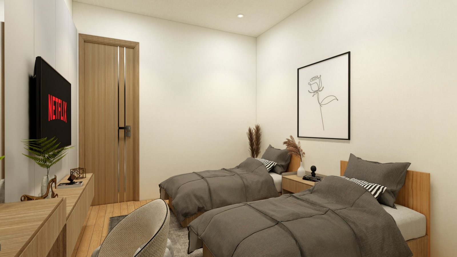 Moderne Einfamilienhäuser, Gärten und Schwimmbäder, Fuente Álamo