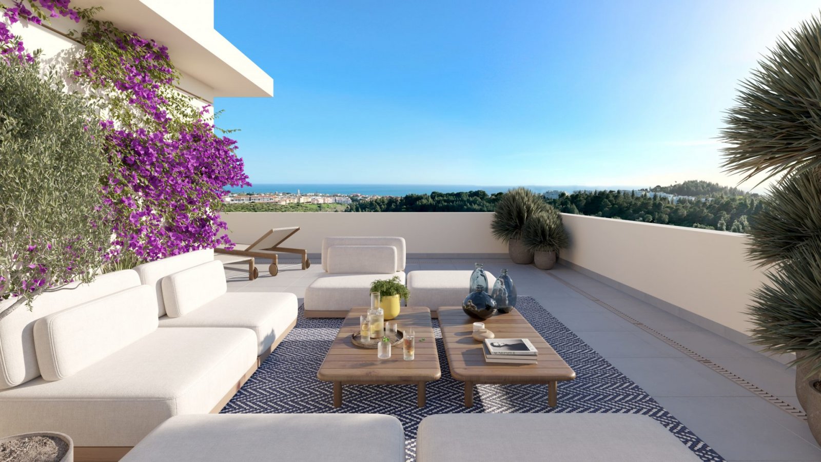 Moderne Apartments mit Meerblick und Swimmingpool, Las Lagunas de Mijas