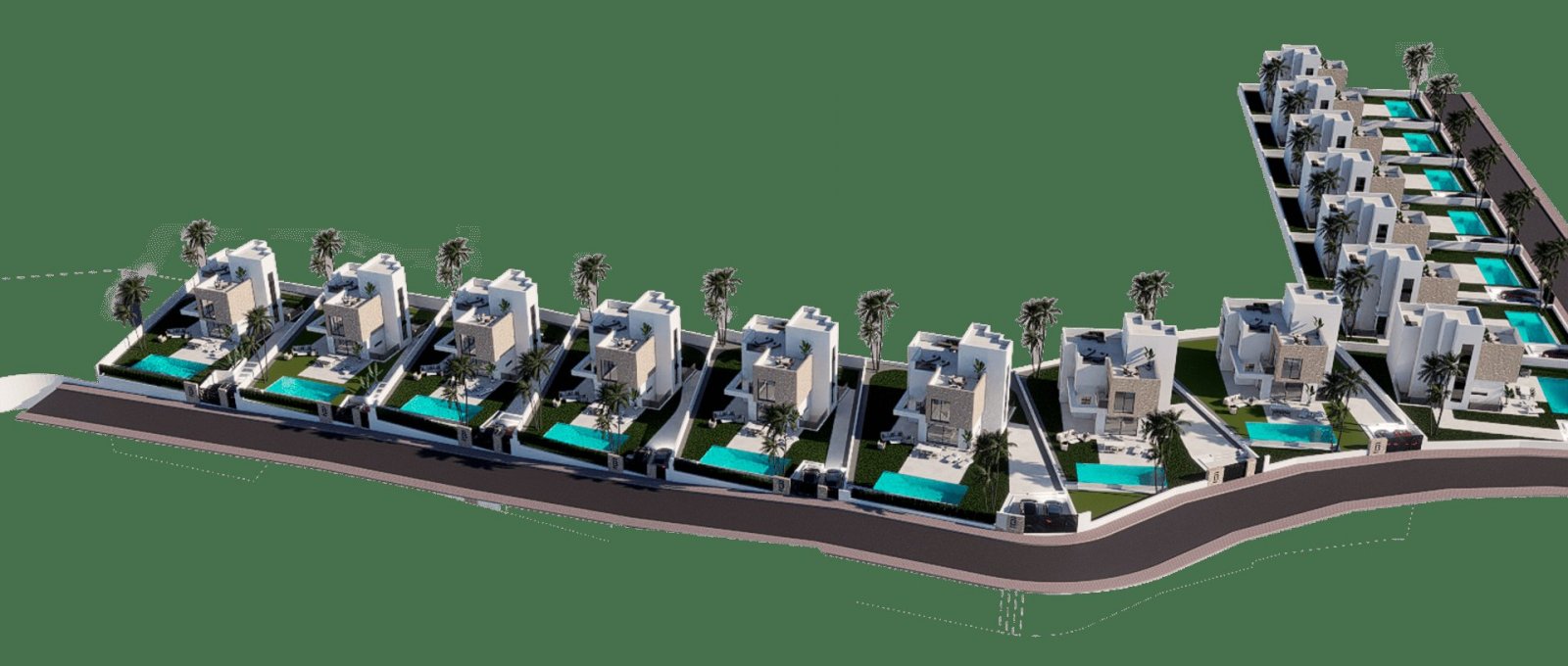 Exklusive freistehende Häuser mit Meerblick, Finestrat