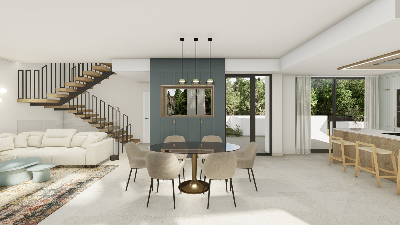 Modernes Einfamilienhaus mit Swimmingpool und Garten, Polop