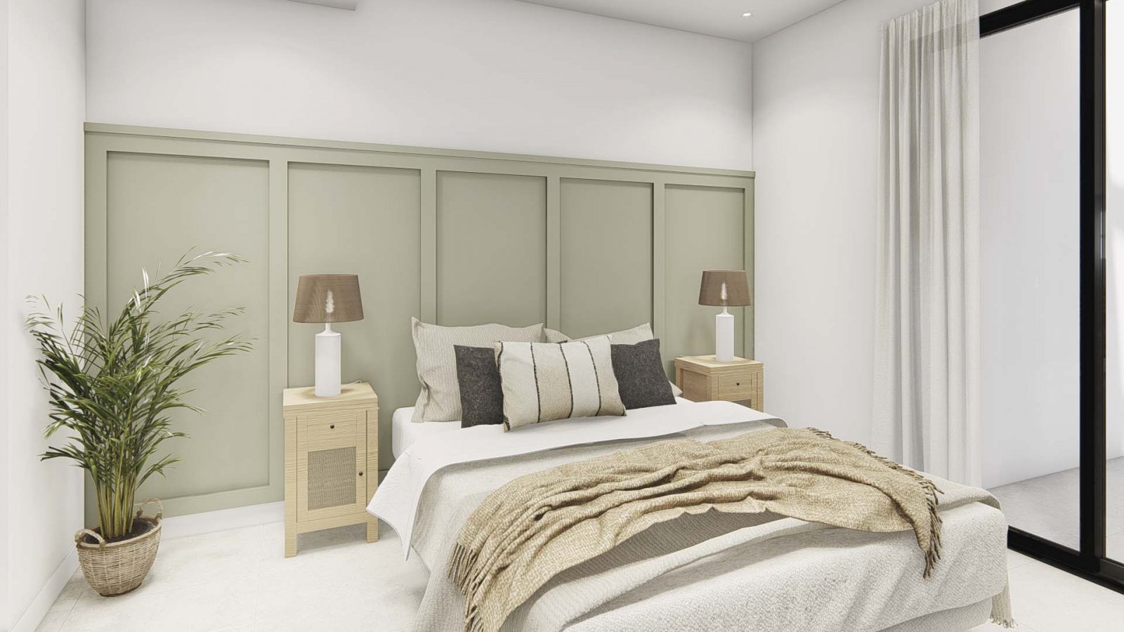 Luxuriöse Stadthäuser mit privatem Pool und Garten in der Nähe des Flughafens, Dolores