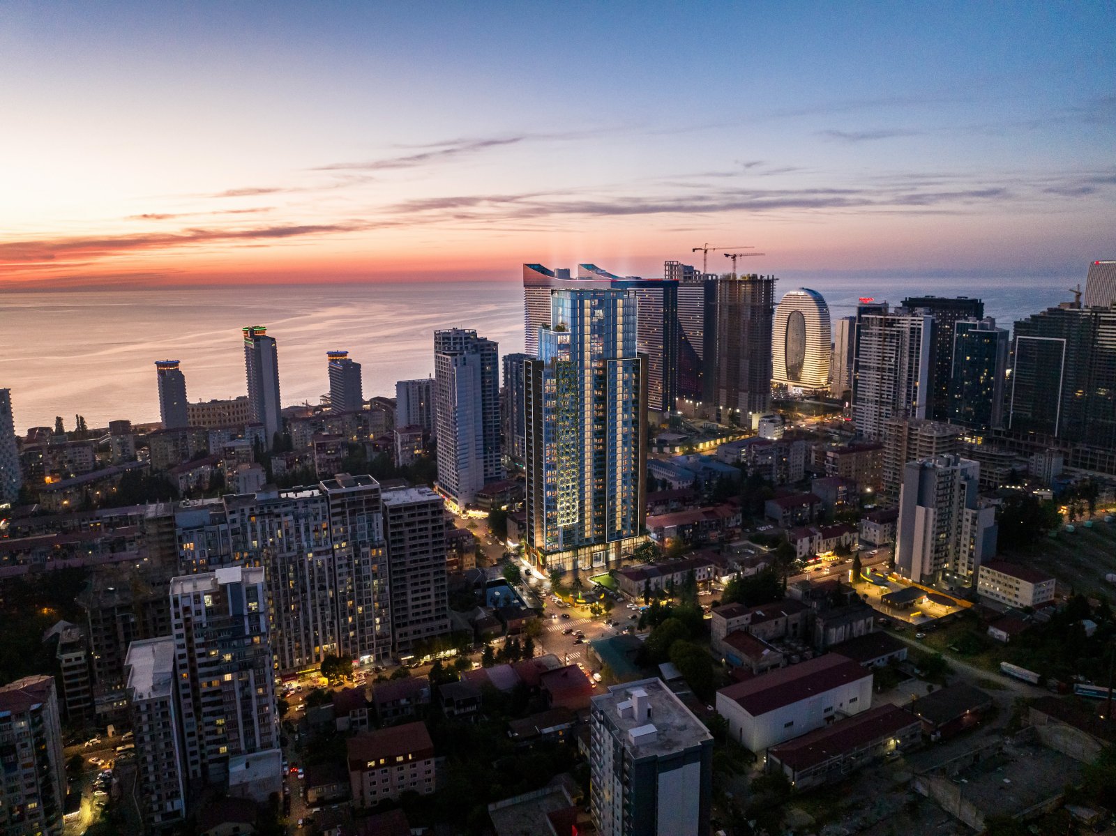 Complesso residenziale di lusso in classe business a Batumi