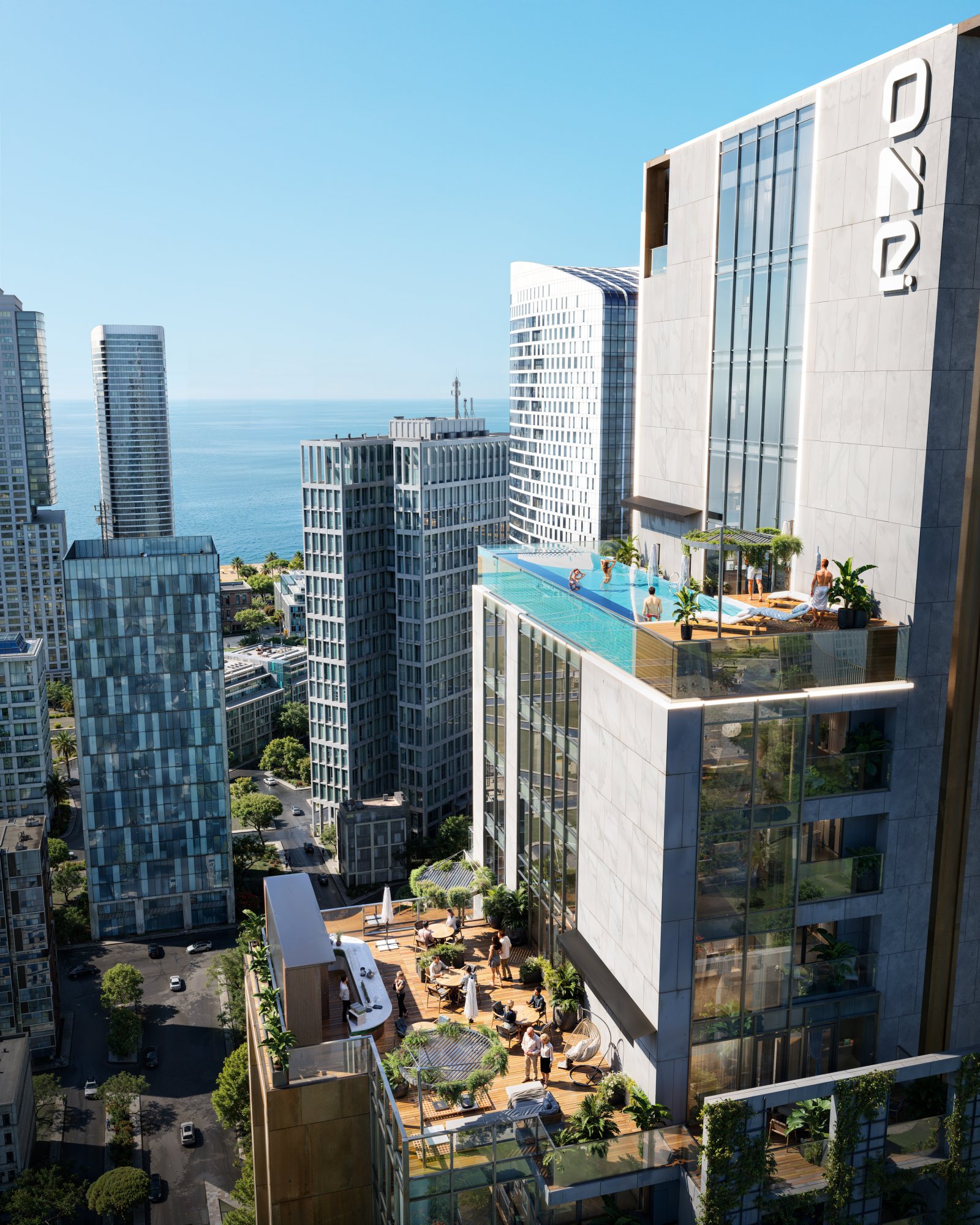 Complesso residenziale di lusso in classe business a Batumi