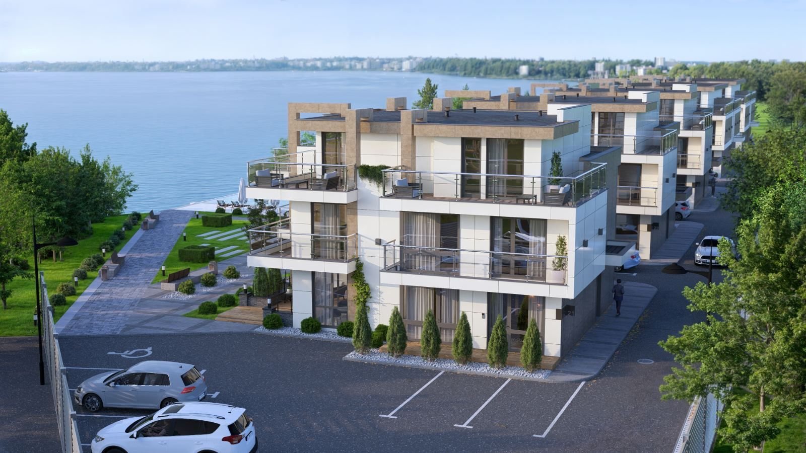 Baia di Burgas, zona Lahana (tra Pomorie e Sarafovo) Data di completamento: dicembre 2027 Prezzo a partire da €2.150 per mq Prima linea sul mare – su