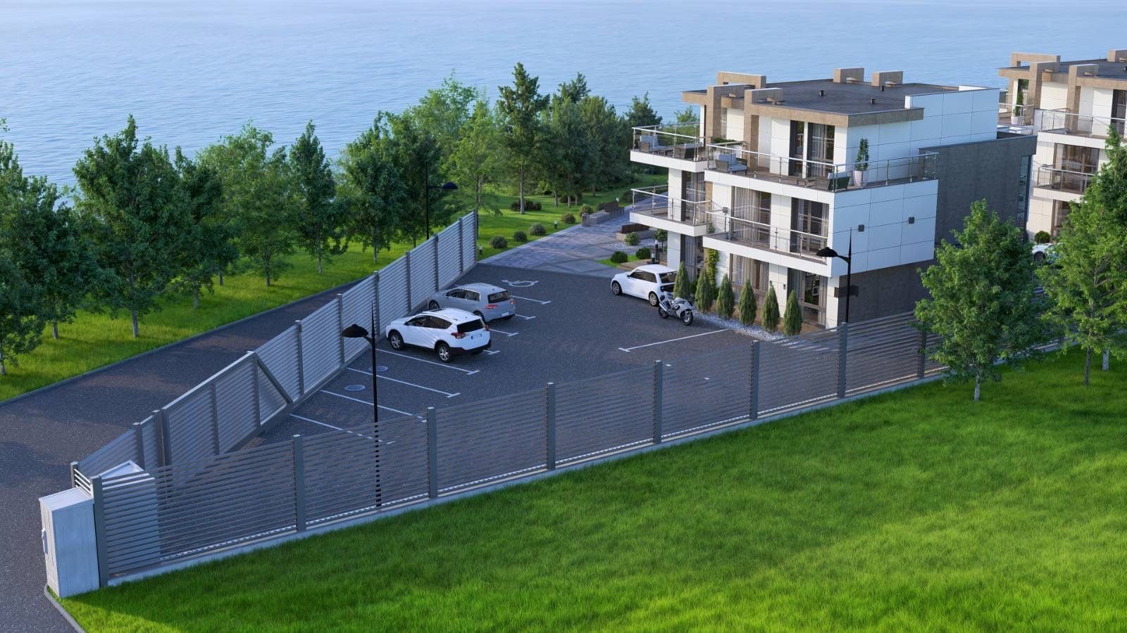 Baia di Burgas, zona Lahana (tra Pomorie e Sarafovo) Data di completamento: dicembre 2027 Prezzo a partire da €2.150 per mq Prima linea sul mare – su