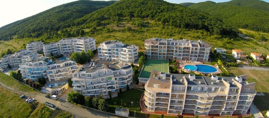 Appartamento 1+1 nel complesso Sunset, Kosharitsa, Bulgaria