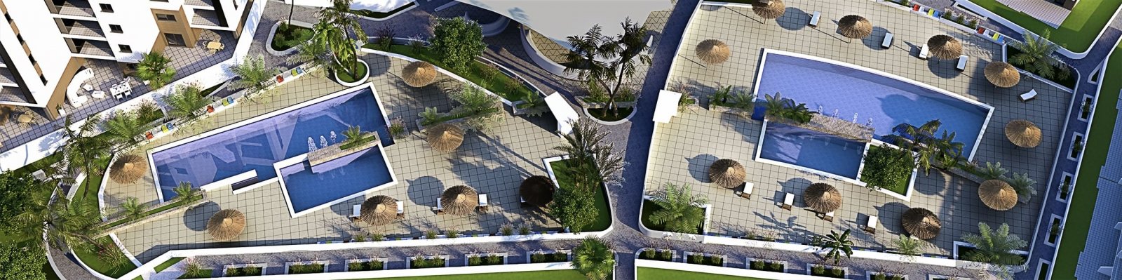 Charmante Bungalows, 600 m vom Strand entfernt mit Meerblick, Mil Palmeras