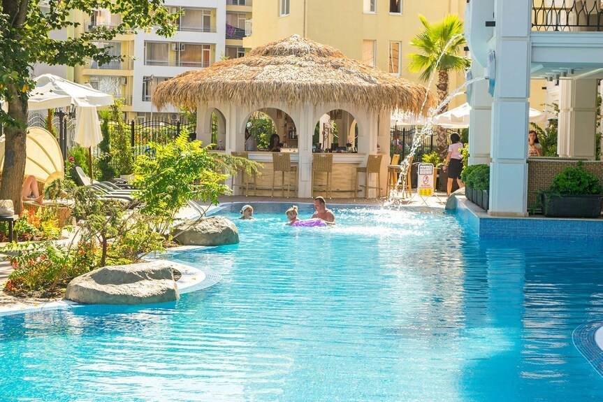 Appartamento con 2 camere nel complesso di lusso Harmony Suites, Sunny Beach, Bulgaria