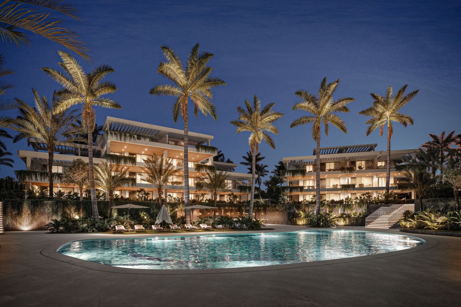 Exklusive Apartments, 400 m vom Meer entfernt, Estepona