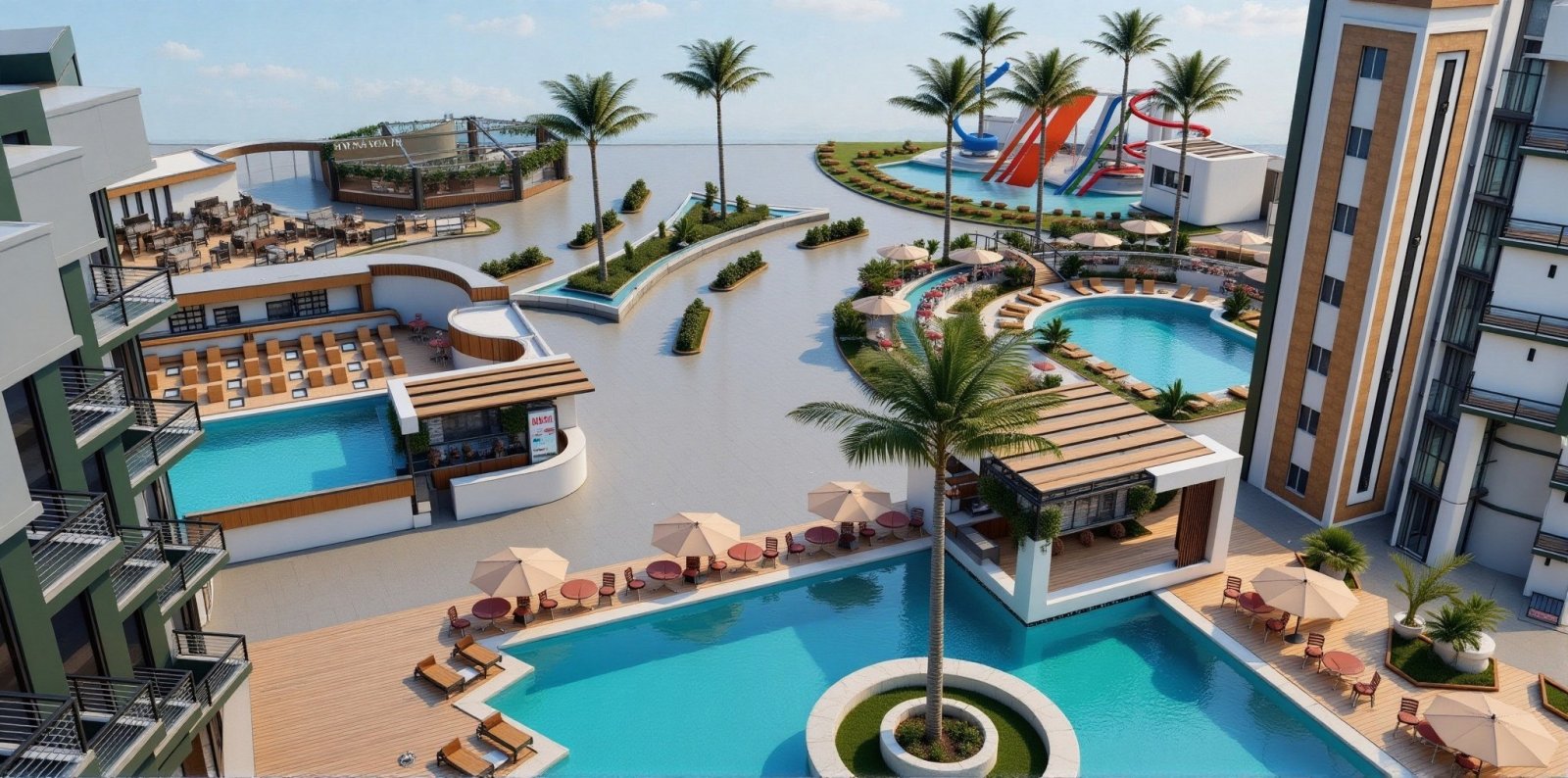 Moderne Zweizimmerwohnung mit Meerblick, Ratenzahlung und Investitionspotenzial in Hurghada