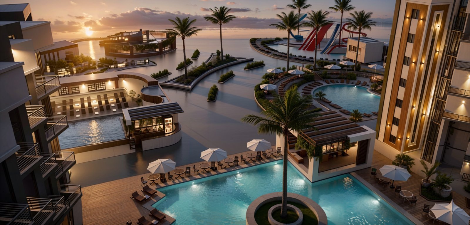 Moderne Zweizimmerwohnung mit Meerblick, Ratenzahlung und Investitionspotenzial in Hurghada