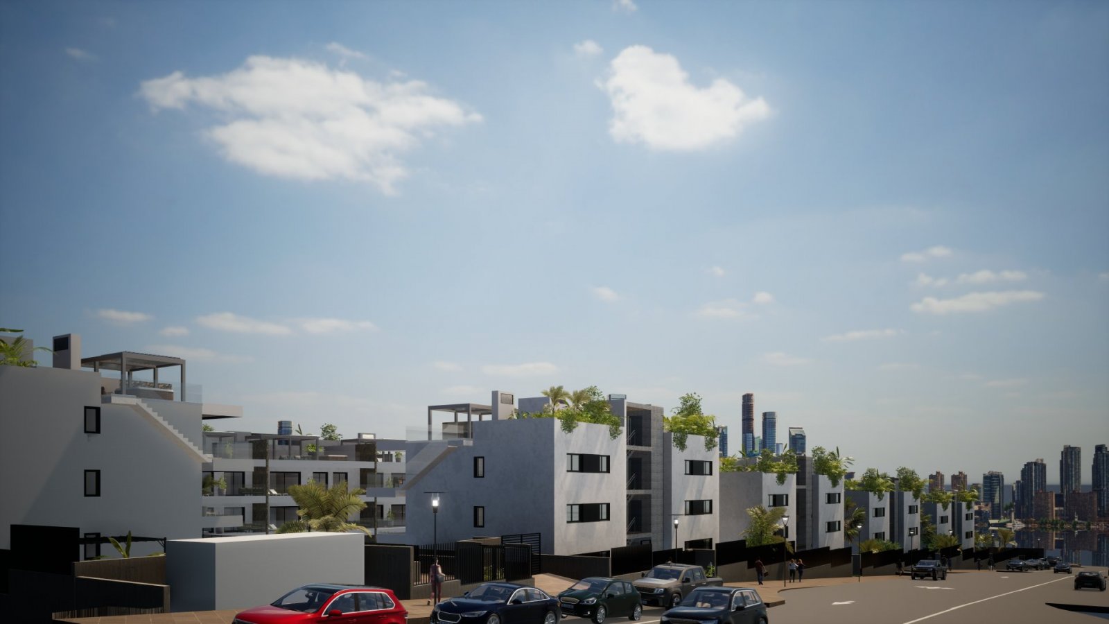 Luxusapartments mit Meerblick und Pool, Finestrat