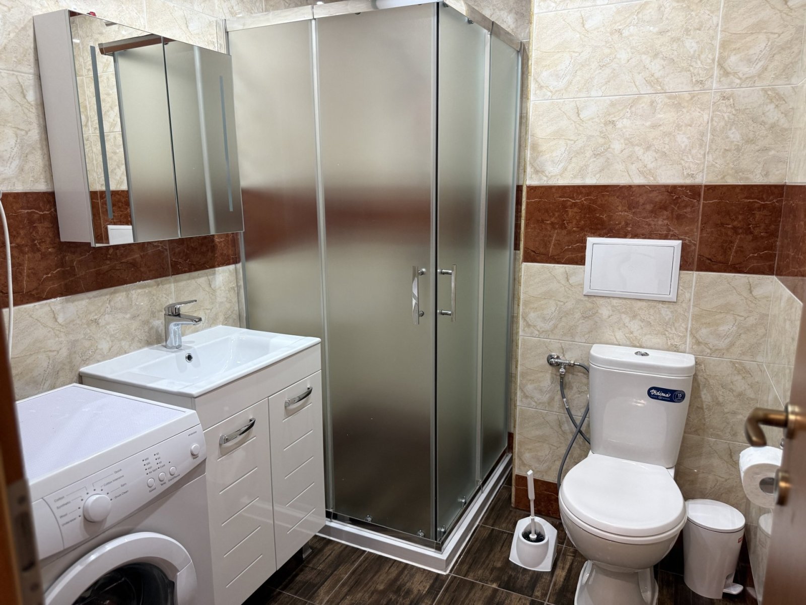 Appartamento con una camera da letto separata e vista panoramica sul mare presso Privilege Fort Beach, Bulgaria.