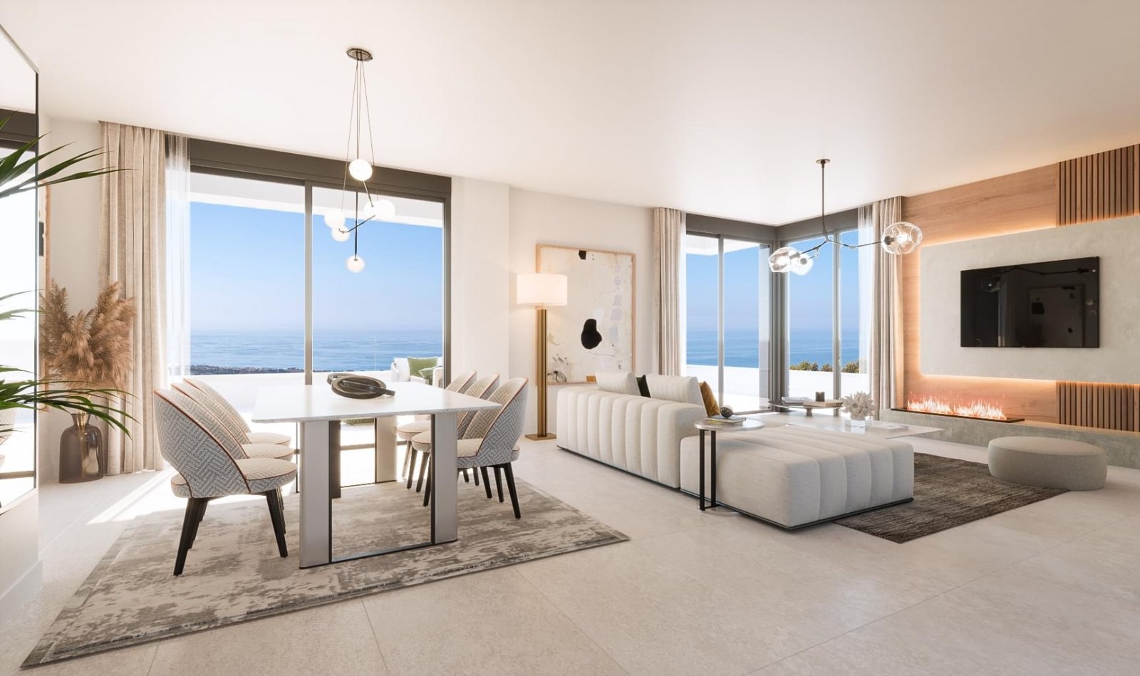 Exklusive Apartments mit Meerblick und 3 km vom Strand entfernt, Marbella