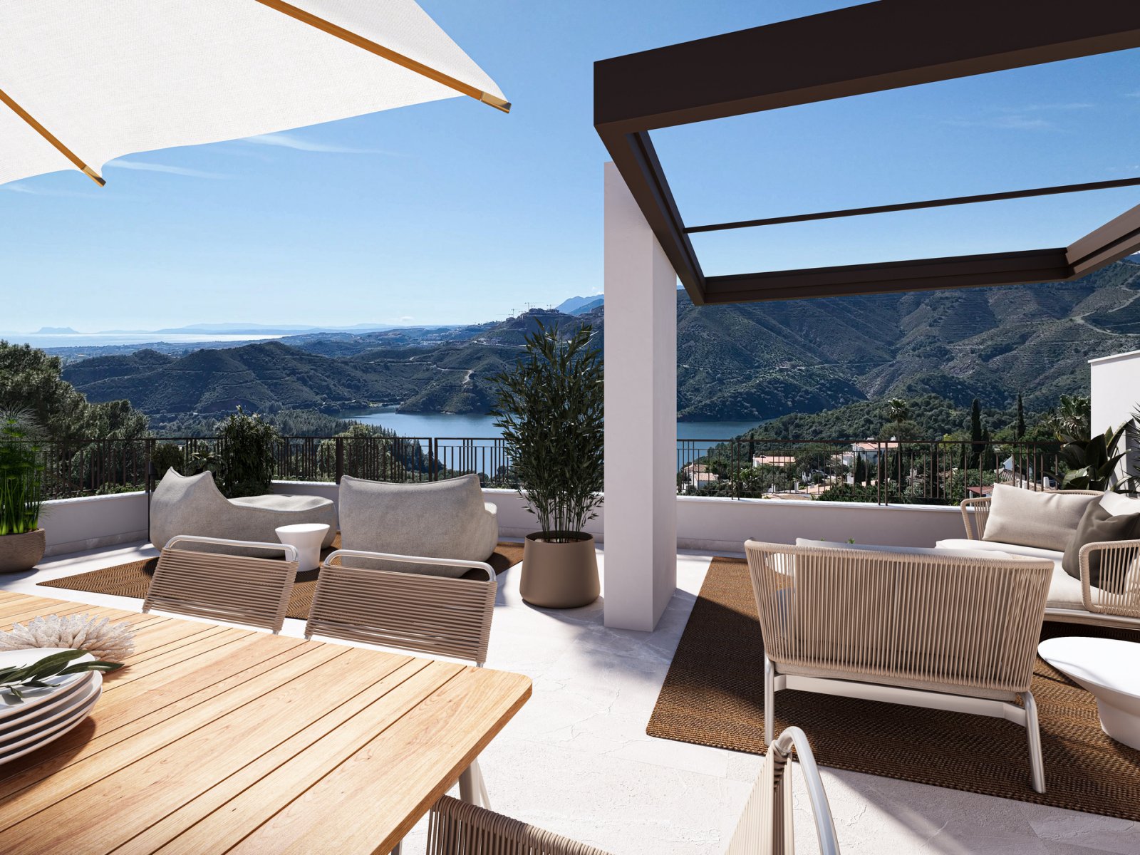 Luxuriöser Wohnkomplex mit Meerblick und privaten Terrassen, Istán