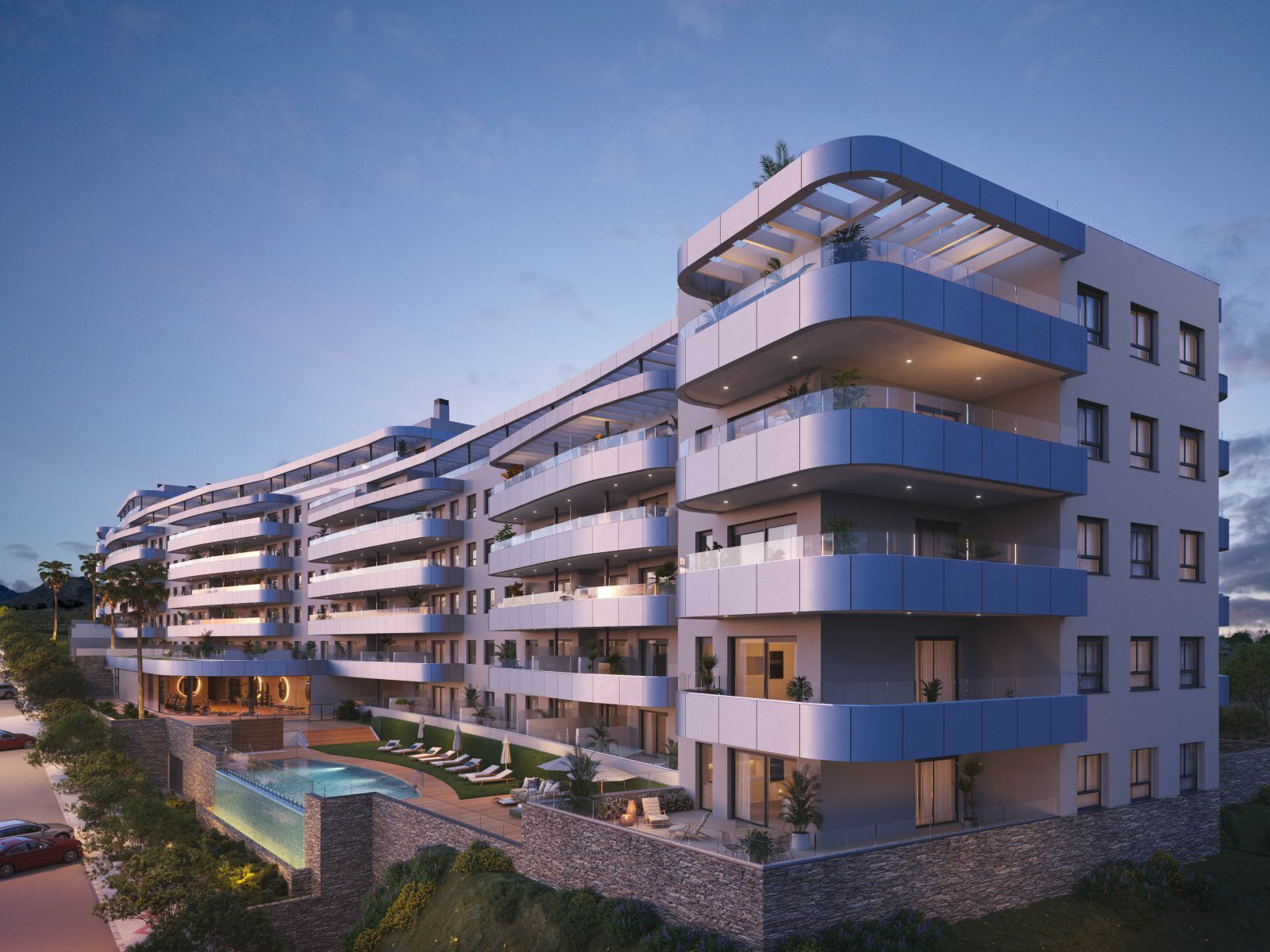 Exklusive Apartments, 2 km vom Strand entfernt mit Swimmingpool, Torremolinos