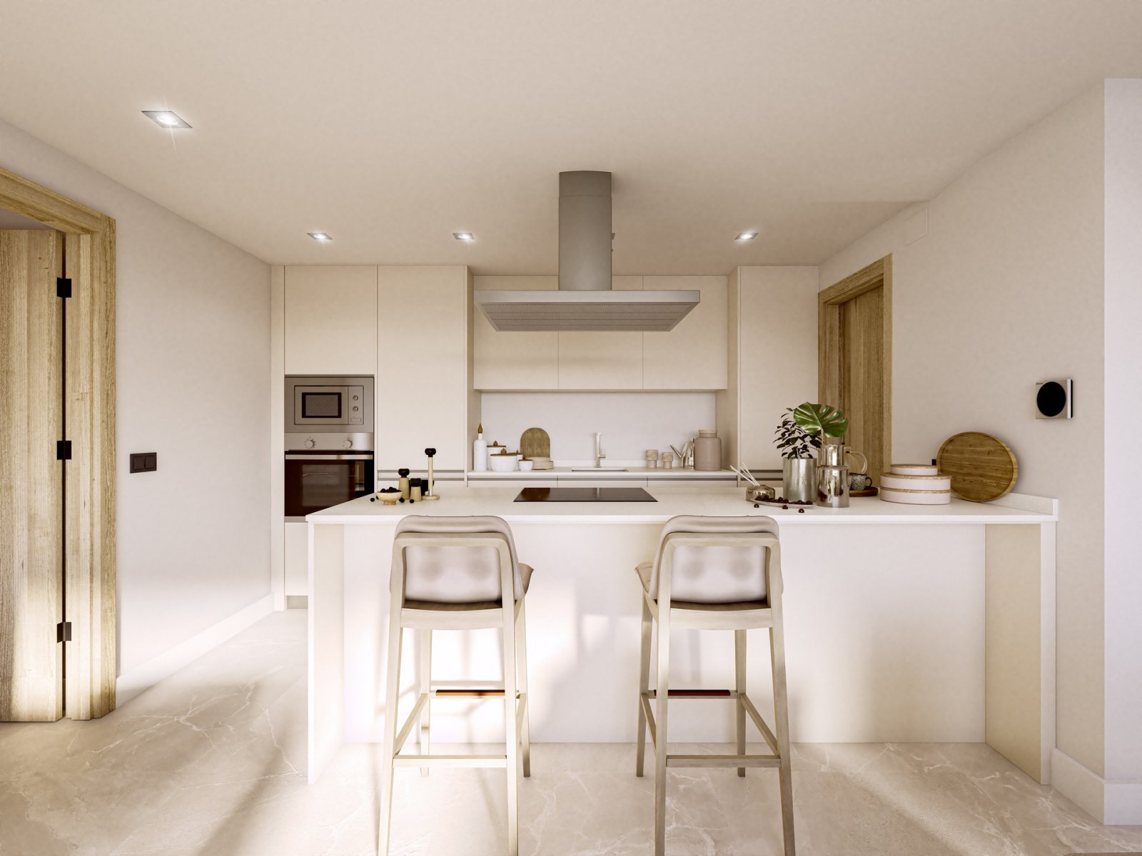 Exklusives Apartment mit Meerblick, privater Terrasse und Pool, Istán