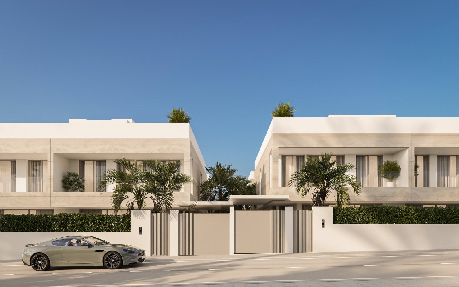 Luxuriöse Villen 300 m vom Meer entfernt mit privatem Pool, Marbella