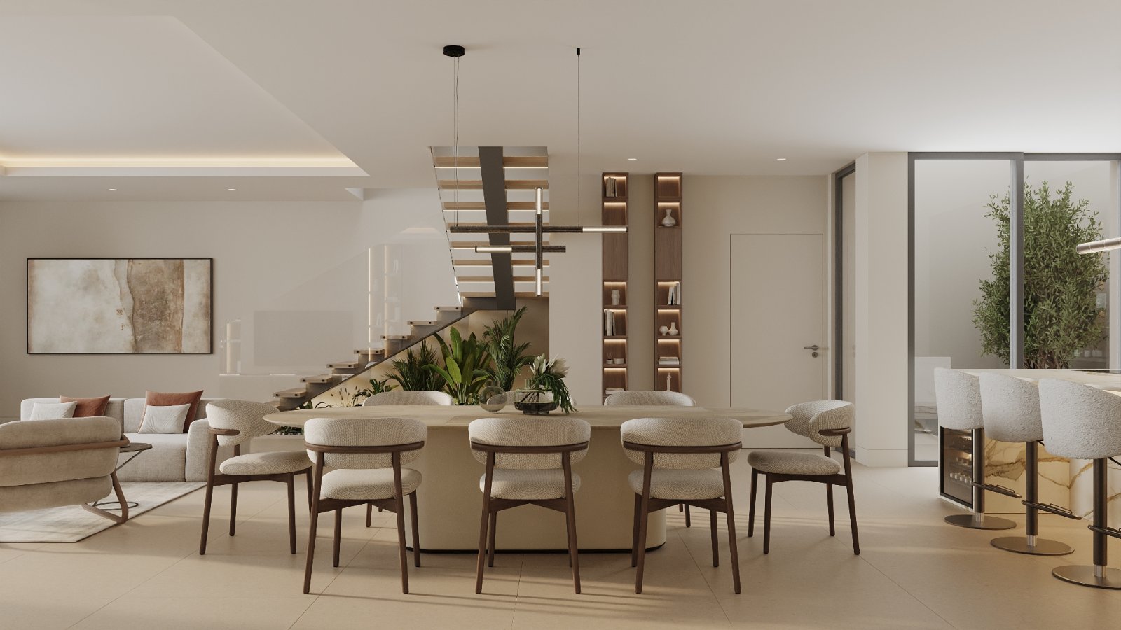 Exklusive Stadthäuser mit Meerblick, in der Nähe von Golfplätzen, Marbella