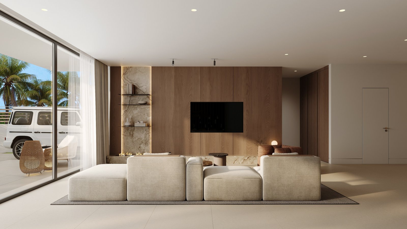 Luxuriöse Villa, 300 m vom Meer entfernt mit privatem Pool und Aussicht, Marbella