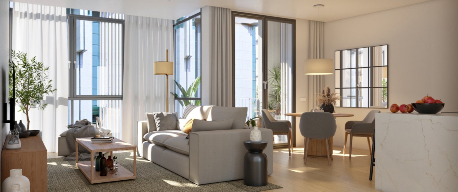 Modernes Apartment mit Balkon in der Nähe des Meeres und eines Golfplatzes in Palma de Mallorca