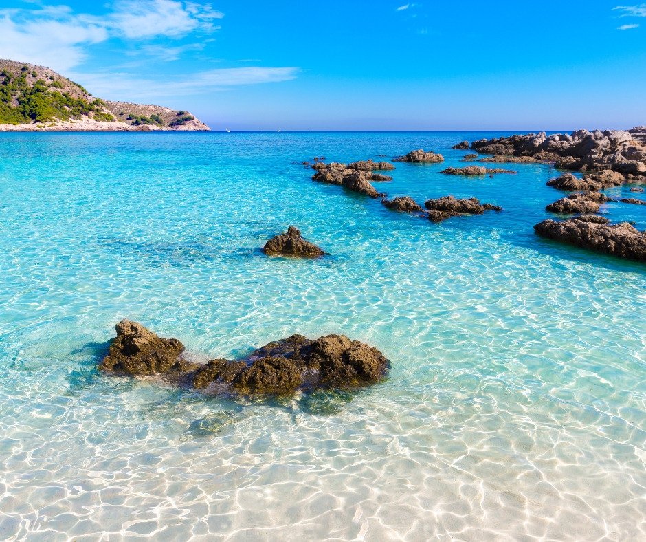 Elegantes Strandapartment mit Terrasse in Colonia de Sant Jordi, Mallorca