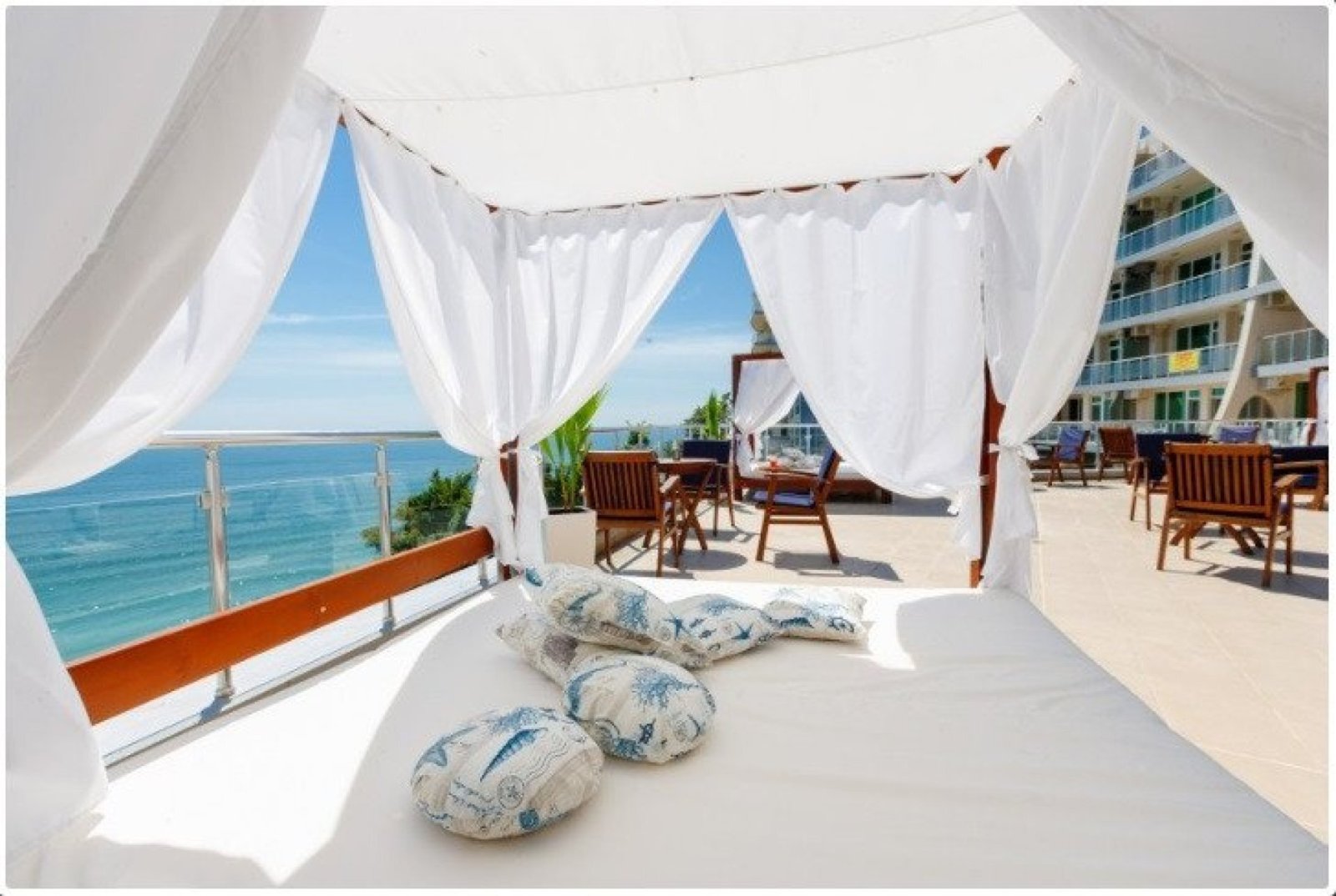 Ampio appartamento con 2 camere da letto con vista mare in un complesso esclusivo fronte mare – Obzor Beach Resort, Bulgaria