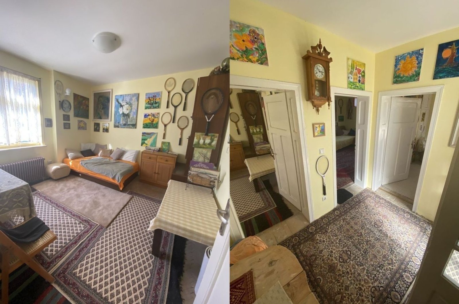 Due case in un cortile nel pittoresco villaggio di Lozarevo, comune di Sungurlare.